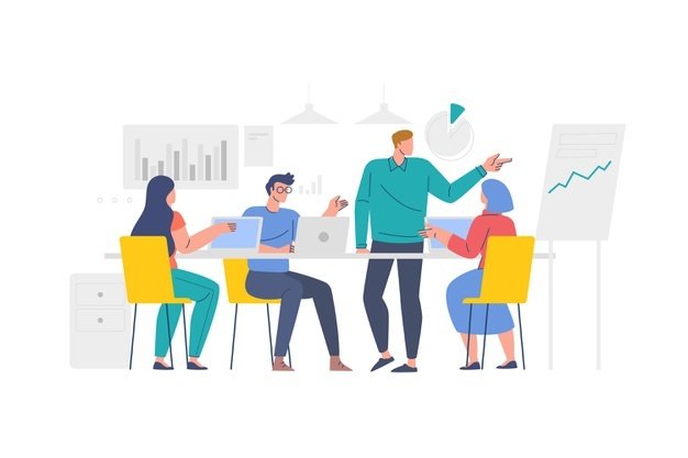 organic-flat-people-business-training-illustration_23-2148902493