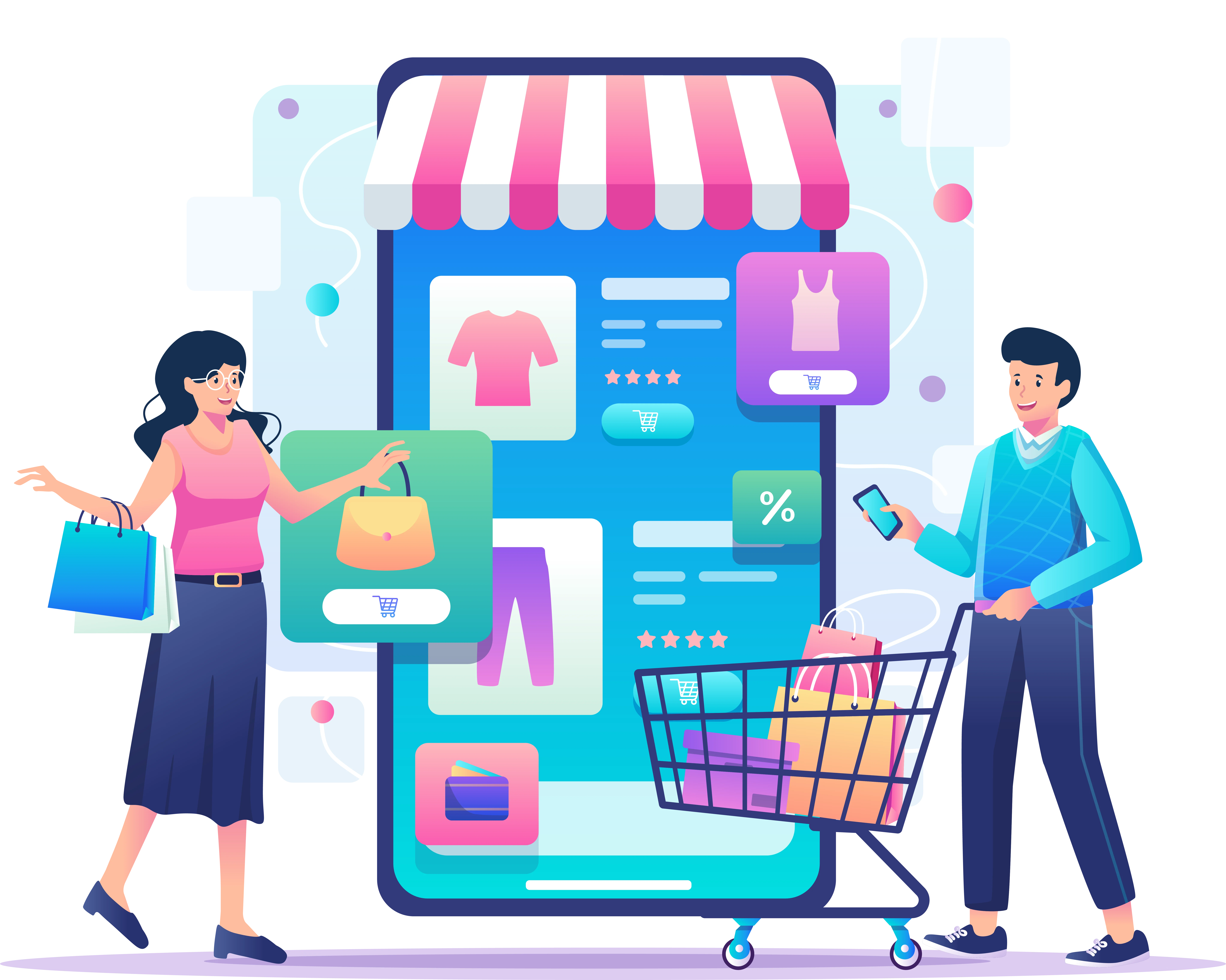 Online Shopping 1 Illustration